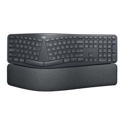 7. Logitech ERGO K860 for Business klawiatura Biuro Bluetooth Niemiecki Grafitowy