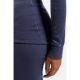 4. Bielizna termoaktywna z długim rękawem Odlo BL TOP turtle neck l/s ACTIVE WARM roz. S Niebieska