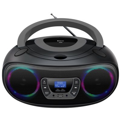 2. Radio CD Denver TDB-212GR, DAB+, DAB, FM, AUX, USB, Bluetooth, CD, Black, Grey