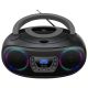 2. Radio CD Denver TDB-212GR, DAB+, DAB, FM, AUX, USB, Bluetooth, CD, Black, Grey