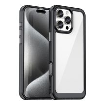 Etui Outer Space Case z żelową ramką do iPhone 16 Pro Max - czarne