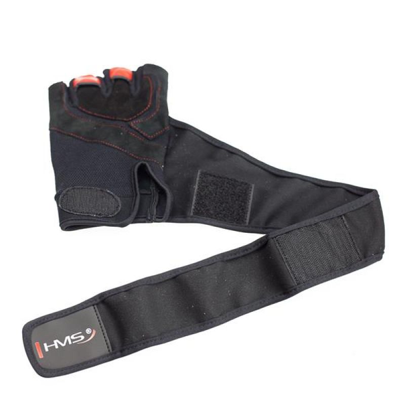 17. Rękawice na siłownię Black/Red HMS RST01 r.M