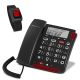 6. amplicomms BigTel 50 Alarm Plus Telefon analogowy Nazwa i identyfikacja dzwoniącego Ciemny Szary