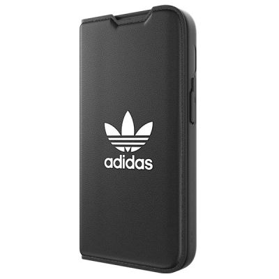 3. Etui Adidas OR Booklet Case BASIC na iPhone 14 Pro - czarno-białe