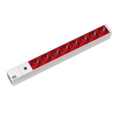 2. Listwa zasilająca MicroConnect 8-portowa 19" 1U