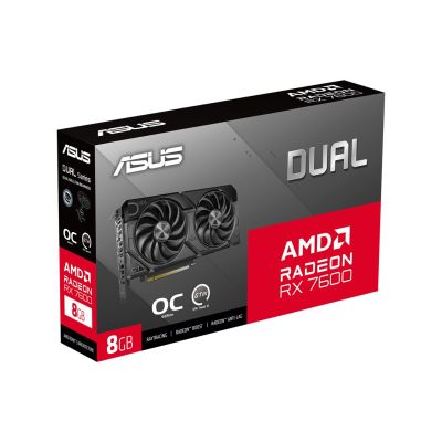 8. Karta graficzna ASUS Dual Radeon RX 7600 EVO OC 8GB GDDR6