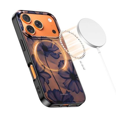 5. Etui Tech-Protect Lamano MagSafe na iPhone 17 Pro - brązowo-fioletowe