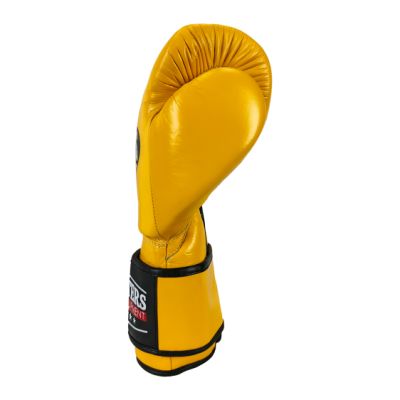 7. Rękawice bokserskie skórzane RBT-MEX 12 oz żółte