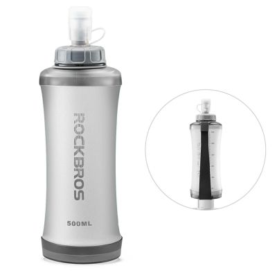 2. Bukłak Rockbros 350017001 soft flask miękki bidon do biegania 500 ml - biały