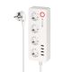 Listwa sieciowa Kruger&Matz 4 gniazda typu niemieckiego i 4xUSB 2100 mA Connect P6  Tuya