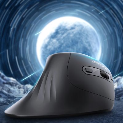 6. Mysz bezprzewodowa Wozinsky WWM-1076 pionowa ergonomiczna 3600 DPI - czarna
