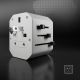 9. Adapter podróżny SBS TEADAPTUSBTCUNI USB-C USB-A uniwersalny - biały