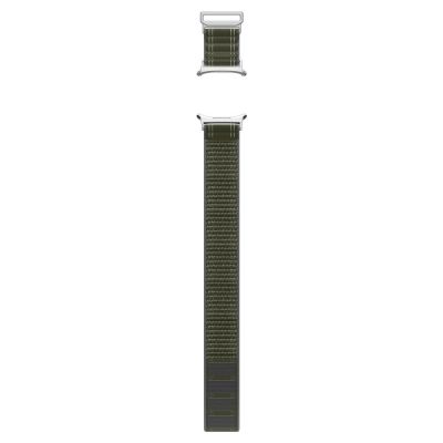 6. Pasek Spigen WBF0 na Samsung Galaxy Watch Ultra 47 mm - zielony
