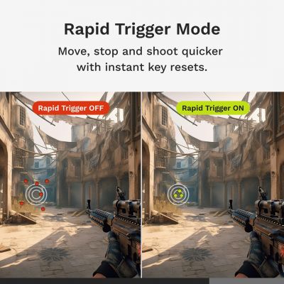 9. Glorious Gaming GMMK 3 PRO HE 75% Prebuilt klawiatura USB QWERTY US English Czarny