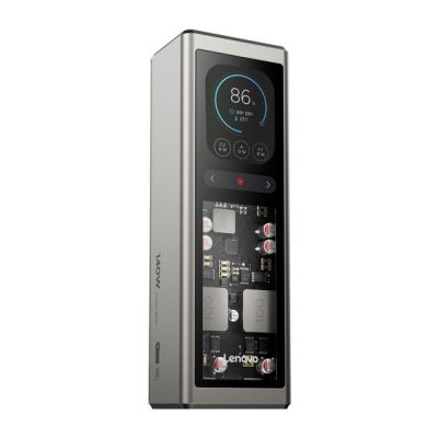 2. Lenovo 140W PowerBank 20000 mAh 2 x USB-C 1x USB-A Gold Gray