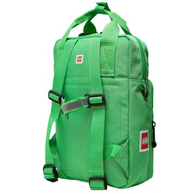 3. LEGO Brick 1x1 Kids Backpack 20206-0037 Zielone One size