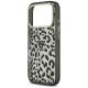 6. Etui Guess Leopard Glitter MagSafe na iPhone 17 Pro - czarne