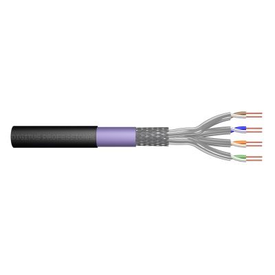 2. Digitus Kabel instalacyjny zewnętrzny suchy kat.7, S/FTP, AWG 23/1, PE, 1000m, czarny, szpula