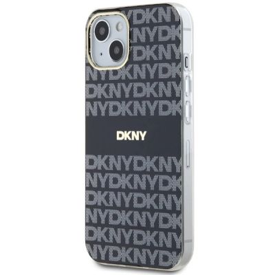 2. Etui DKNY IML Mono & Stripe MagSafe na iPhone 15 / 14 / 13 - czarne