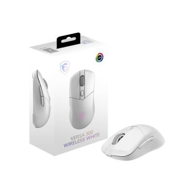 5. MSI Versa 300 Wireless myszka Gaming Po prawej stronie RF Wireless + Bluetooth + USB Type-C Optyczny 8000 DPI