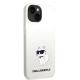 4. Etui Karl Lagerfeld Silicone Choupette na iPhone 14 Plus - białe