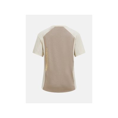 4. Koszulka PEAK PERFORMANCE W Trail Wool Blend SS beżowy
