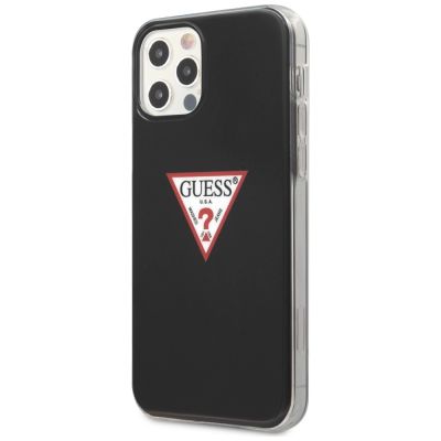 2. Etui Guess Triangle Collection na iPhone 12 / iPhone 12 Pro - czarne
