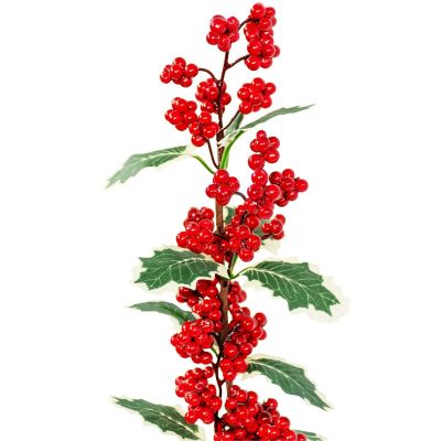 18. GAŁĄZKA DEKORACYJNA JARZĘBINA 58CM