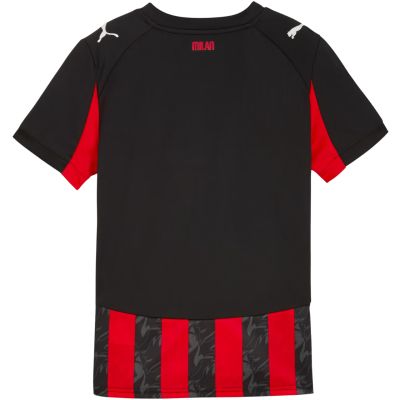 4. Koszulka dla dzieci Puma AC Milan Home Jersey Replica czarno-czerwona 779965 01