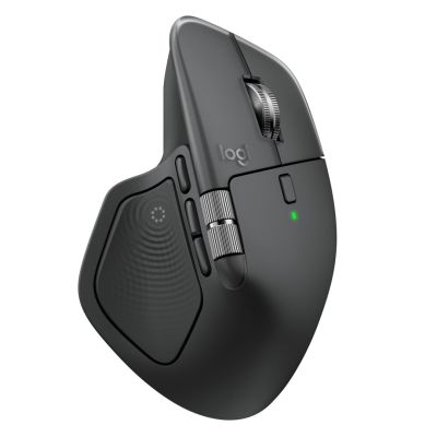 Logitech MX Master 4 myszka Biuro Po prawej stronie RF Wireless + Bluetooth Laser 8000 DPI