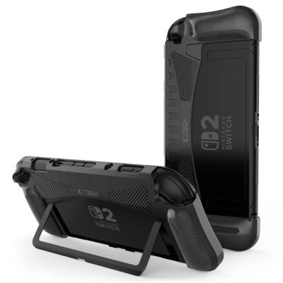 Etui Tech-Protect TPUCarbon na Nintendo Switch 2 - czarne