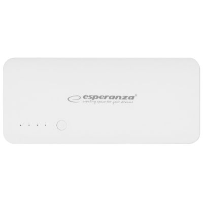 4. PowerBank Esperanza Radium EMP106WE (8000mAh; microUSB, USB 2.0; kolor biały)