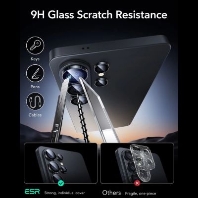 6. Osłona aparatu ESR Armorite Camera Protector na Samsung Galaxy S26 Ultra - czarna