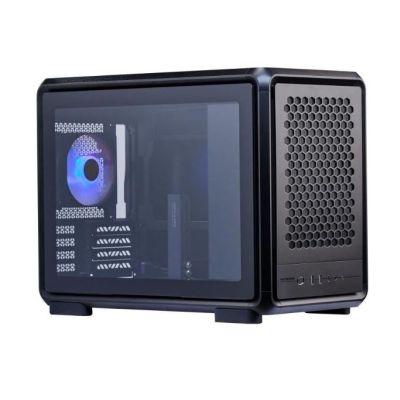 Cooler Master MasterFrame 400 Mesh PC-Gehäuse, Midi-Tower, Micro-ATX, ARGB, Tempered Glass - schwarz