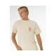 5. Koszulka męska RIP CURL Search Icon Tee beżowa