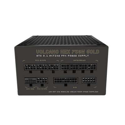 14. MODECOM ZASILACZ VOLCANO HEX 750W GOLD ATX 3.1