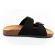 4. Lee Cooper buty laczki damskie klapki wsuwane czarne zamsz wygodne lekkie
