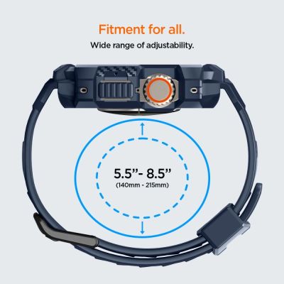 17. Etui Spigen Rugged Armor Pro na Apple Watch Ultra 1 / 2 (49 mm) - granatowe