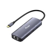 Equip 133501 stacja dokująca Przewodowa USB 3.2 Gen 1 (3.1 Gen 1) Type-C Szary
