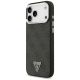 2. Etui Guess 4G Triangle Logo MagSafe na iPhone 17 Pro Max / 18 Pro Max - czarno-srebrne