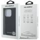 8. Etui Karl Lagerfeld FW Stamped Karl MagSafe na iPhone 16 Pro - czarne