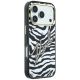 4. Etui Karl Lagerfeld IML Signature Zebra Glitter MagSafe na iPhone 17 Pro Max / 18 Pro Max - złote