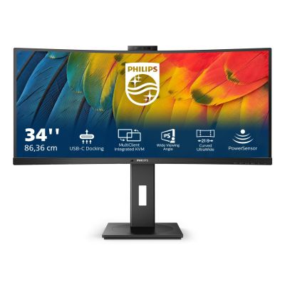9. Philips 5000 series 34B1U5600CH/00 LED display 86,4 cm (34") 3440 x 1440 px Wide Quad HD LCD Czarny