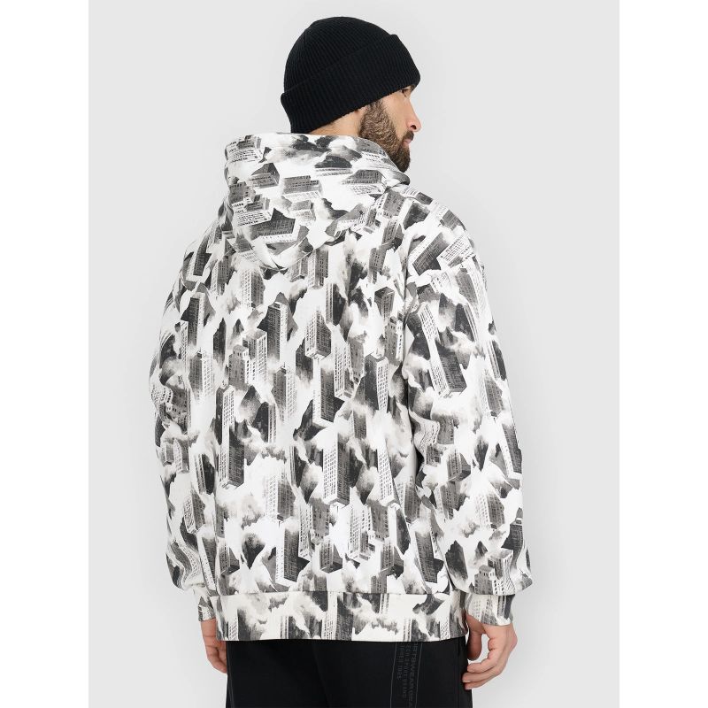 2. Bluza dresowa loose z kapturem męska 4F 4FRAW25TSWSM2569-91A