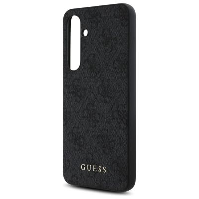 6. Guess GUHCS24FEG4GFGR S24 FE S721         szary/grey hardcase 4G Metal Gold Logo