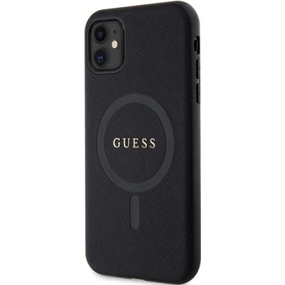 2. Etui Guess Saffiano MagSafe na iPhone 11 / Xr - czarne