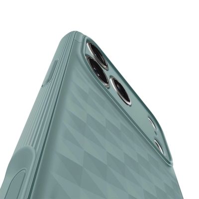 8. Etui Spigen Parallax "S" MagSafe na iPhone 17 Pro Max - zielone