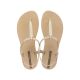 6. Ipanema Sandal Class sandały japonki damskie lekkie beżowe ze złotym