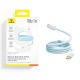 4. Kabel Baseus Dynamic 4 Pro 100W USB-C - USB-C 1m - niebieski