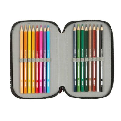 5. FC Barcelona piórnik z wyposażeniem triple filled pencil case 37 PCS 412625857